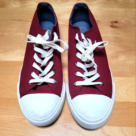 PRIMARK | Maroon Sneakers, Sz 9 - Picture 3 of 7